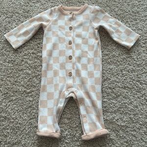 Checkered jumpsuit